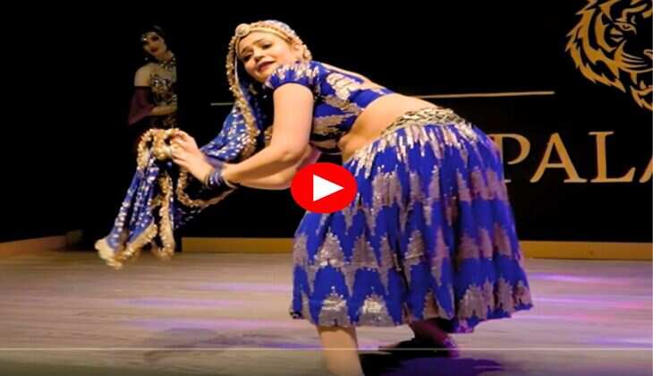 Gori Nagori Dance : परफ्यूम लगावै चुन्नी मैं चुन्नी मैं पर गोरी नागोरी ने मचाय गदर, हिला डाला अंग अंग