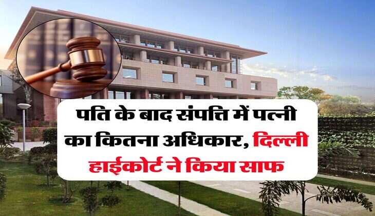 Delhi High Court judgement : पति के बाद संपत्ति में पत्नी का कितना अधिकार, दिल्ली हाईकोर्ट ने किया साफ