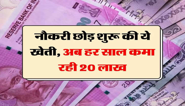 Success Story : नौकरी छोड़ शुरू की ये खेती, अब हर साल कमा रही 20 लाख