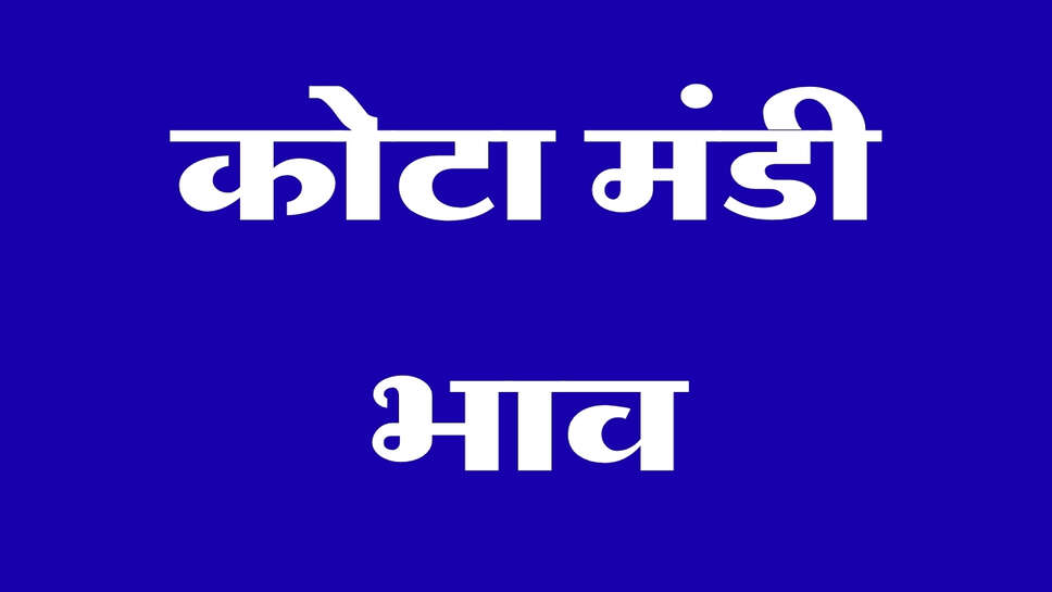 कोटा मंडी भाव: सोयाबीन 50, सरसों 50, चना 100, धनिया 200 रुपए तेज, धान 250 रुपए मंदा