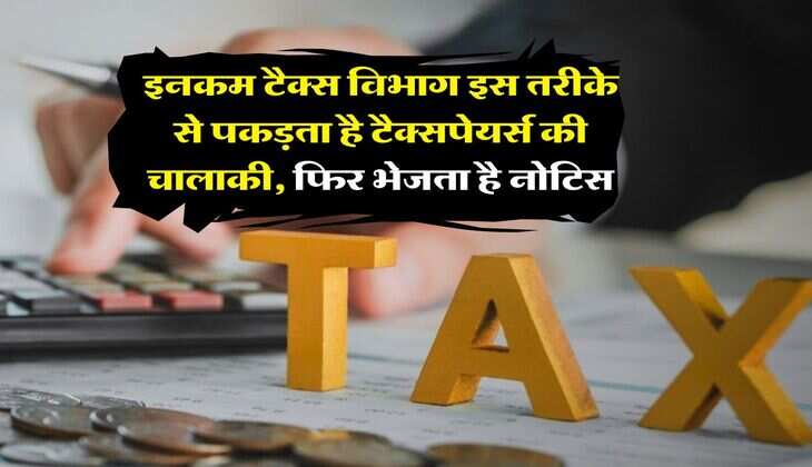 Income Tax : इनकम टैक्स विभाग इस तरीके से पकड़ता है टैक्सपेयर्स की चालाकी, फिर भेजता है नोटिस