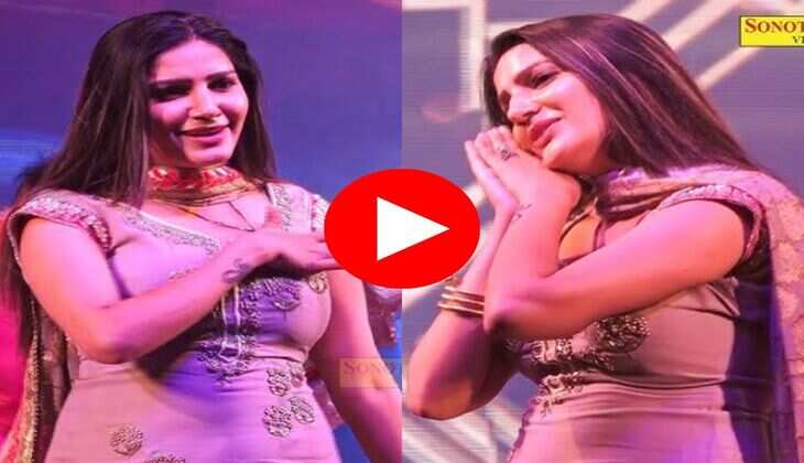 Sapna Choudhary ने स्टेज पर गोल गोल घूमाया हैवी फिगर, लोग बोले बदली बदली लागे&nbsp;