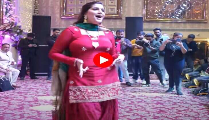 Sapna Choudhary Dance : 34 की उम्र में सपना ने दिखाई 24 वाली एनर्जी, बूढ़ों में भी आ गया जोश