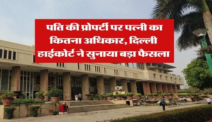delhi high court : पति की प्रोपर्टी पर पत्नी का कितना अधिकार, दिल्ली हाईकोर्ट ने सुनाया बड़ा फैसला