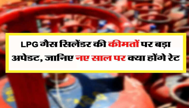 LPG गैस सिलेंडर की कीमतों पर बड़ा अपेडट, जानिए नए साल पर क्या होंगे रेट