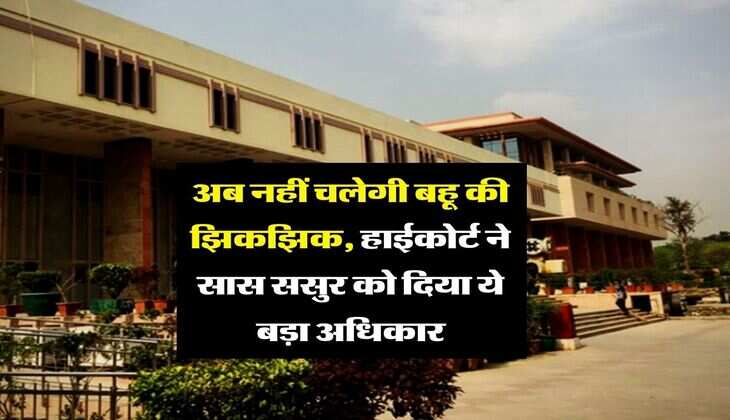 High Court Decision : अब नहीं चलेगी बहू की झिकझिक, हाईकोर्ट ने सास ससुर को दिया ये बड़ा अधिकार