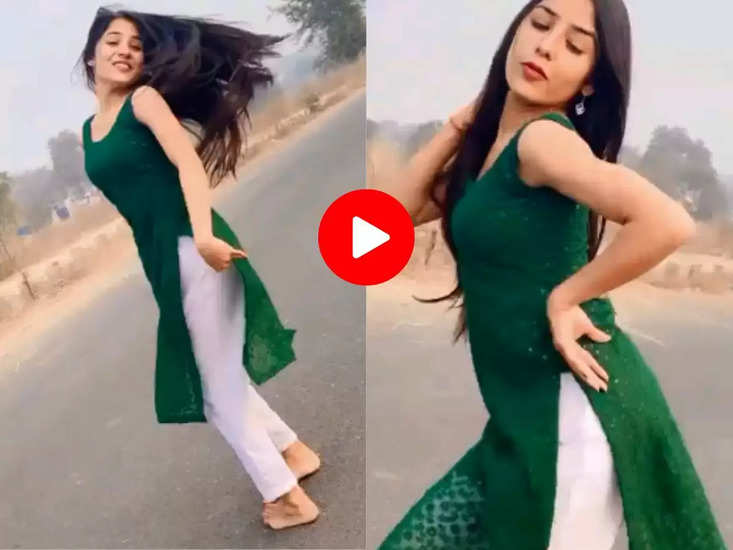 Viral Dance Video: हरियाणवी गाने पर टाइट कुर्ती पहन नाची लड़की, दिल दे बैठे लोग