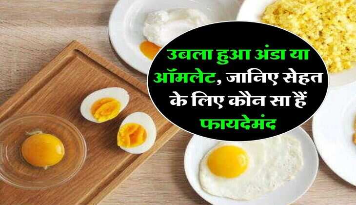 egg benefits : उबला हुआ अंडा या ऑमलेट, जानिए सेहत के लिए कौन सा हैं फायदेमंद&nbsp;