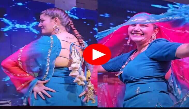 Sapna Choudhary Dance : माची-माची हांडू पर सपना ने लचकाई जोरदार कमर, लटके-झटके से तोड़ डाला स्टेज