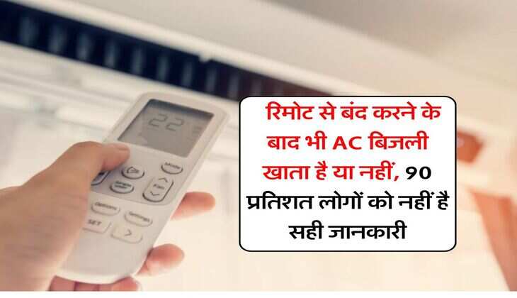 Air Conditioner : रिमोट से बंद करने के बाद भी AC बिजली खाता है या नहीं, 90 प्रतिशत लोगों को नहीं है सही जानकारी