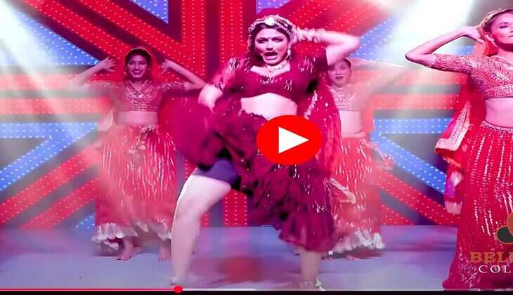 Gori Nagori Dance : 25 की गोरी नागोरी ने स्टेज पर उड़ाया गर्दा, अंग अंग हिलाकर भर दिया महफिल में जोश&nbsp;