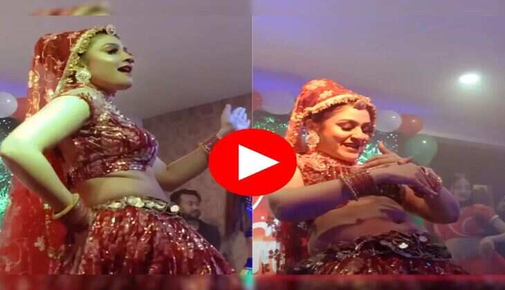 Gori Nagori Dance : गोरी नागोरी ने स्टेज पर मटकाई कमरिया, अदाएं देख दीवाने हुए लोग&nbsp;