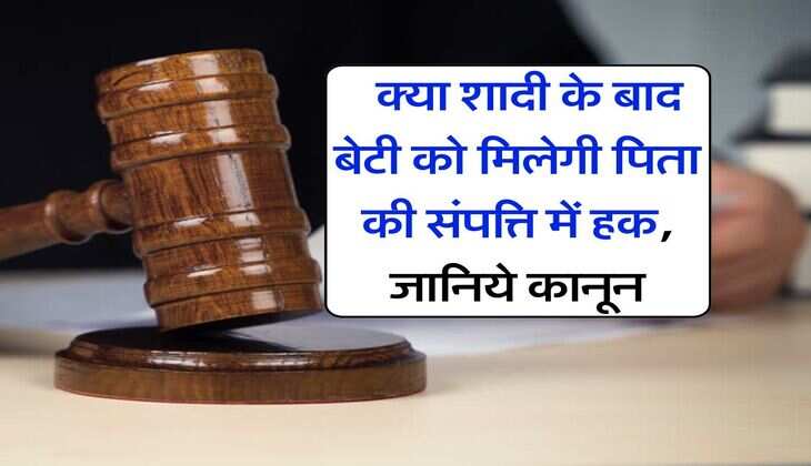 daughter property rights : क्या शादी के बाद बेटी को मिलेगी पिता की संपत्ति में हक, जानिये कानून