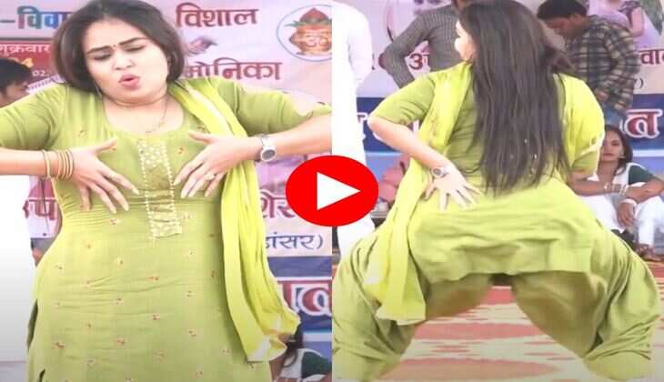 Haryanvi Dance : आरसी उपाध्याय ने उछल उछल कर लगाए सॉलिड ठुमके, एक्सप्रेशंस देख पब्लिक दीवानी 
