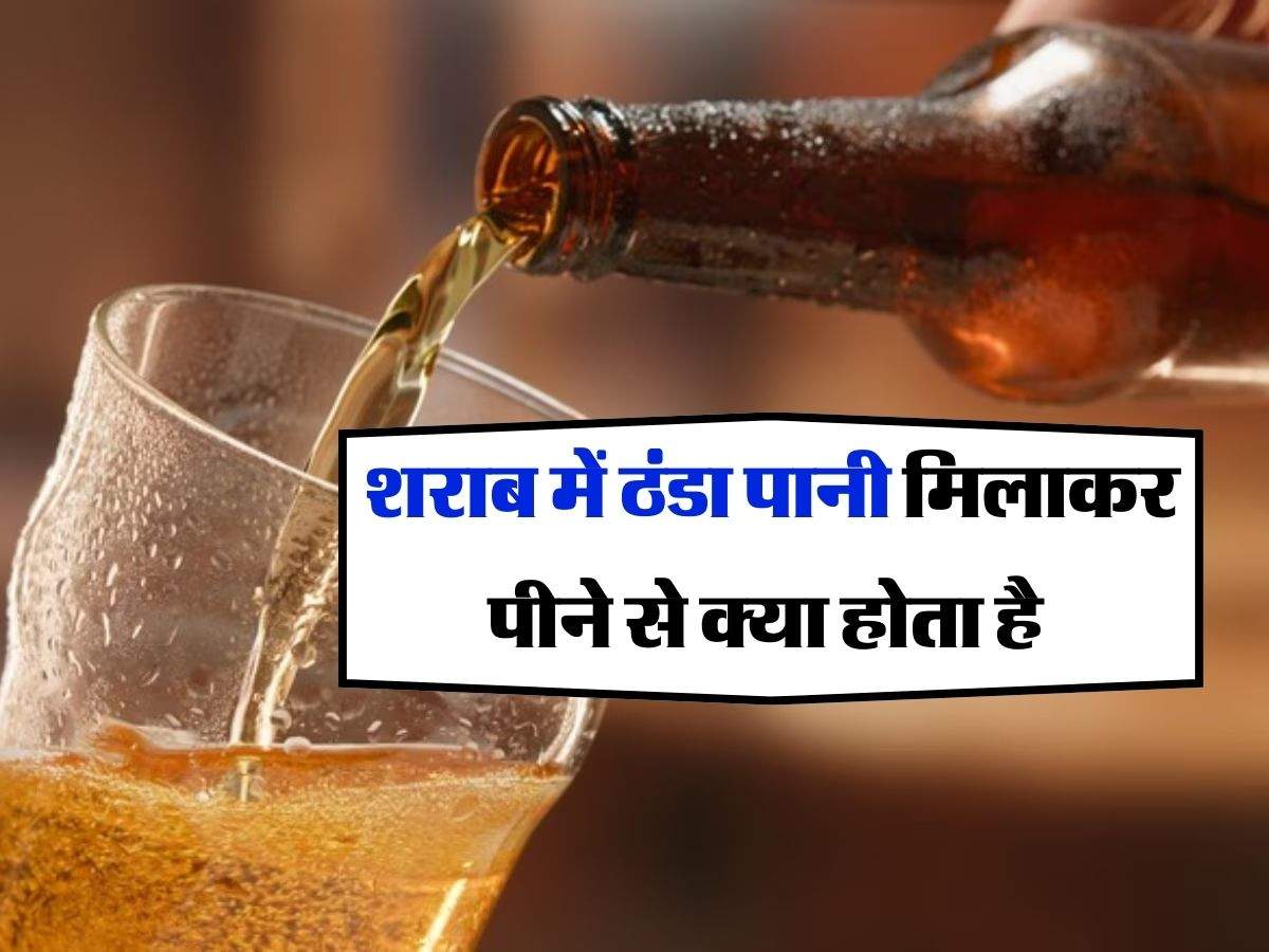 Liqour With Cold Water : शराब में ठंडा पानी मिलाकर पीने से क्या होता है, वाइन एक्सपर्ट ने बताई जरूरी बात