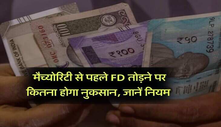 fixed deposit rules : मैच्&zwj;योरिटी से पहले FD तोड़ने पर कितना होगा नुकसान, जानें नियम