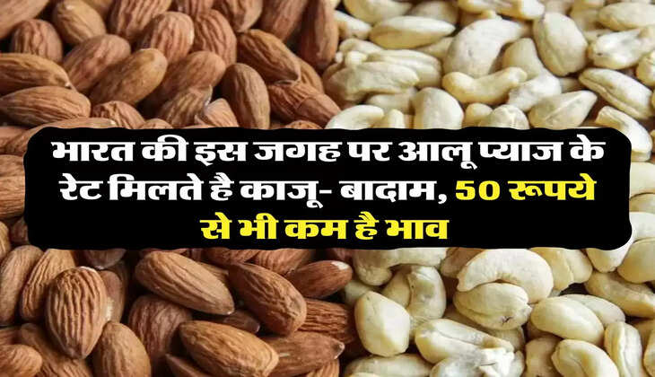 Cheapest Cashew: भारत की इस जगह पर आलू प्याज के रेट मिलते है काजू- बादाम, 50 रूपये से भी कम है भाव 