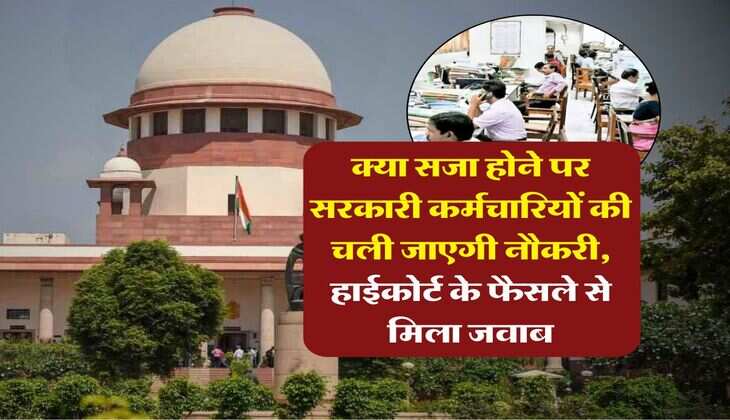 High Court : क्या सजा होने पर सरकारी कर्मचारियों की चली जाएगी नौकरी, हाईकोर्ट के फैसले से मिला जवाब