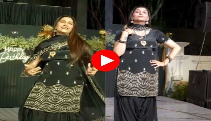 Sapna Choudhary Dance : डांस फ्लोर पर सपना चौधरी ने हिलाया भारी फिगर, हसीन डांस देख फैंस हुए क्रेजी&nbsp;