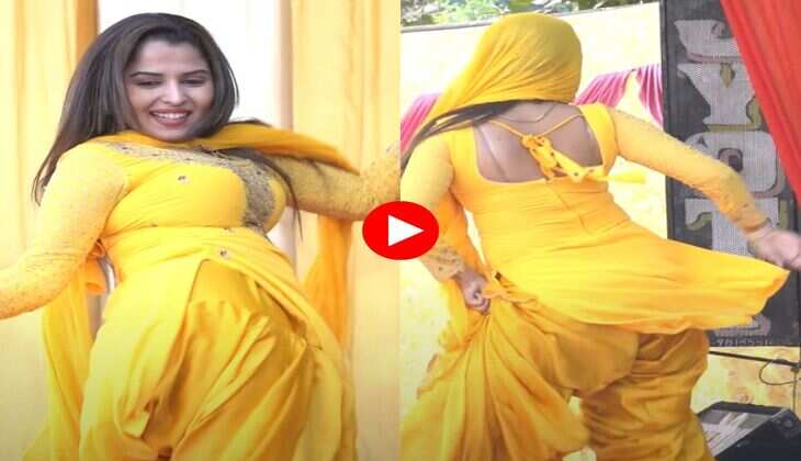 Haryanvi Dance : घूंघट कर मुस्कान बेबी चली मटक मटक, जबरदस्त ठुमकों से माहौल कर दिया रंगीन