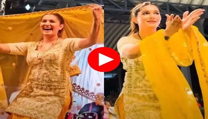 Sapna Choudhary Dance : सपना चौधरी ने स्टेज पर किया गदर डांस, अदाओं से लूटी महफिल