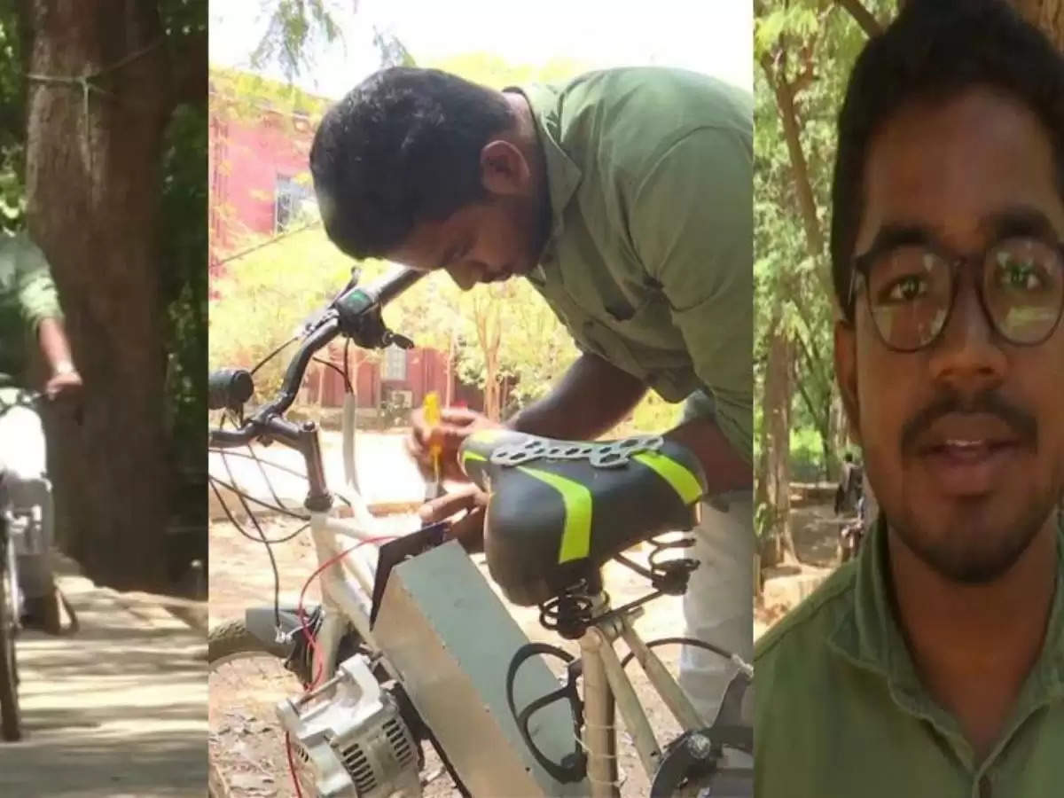 College student did such an invention, bike will never need fuel