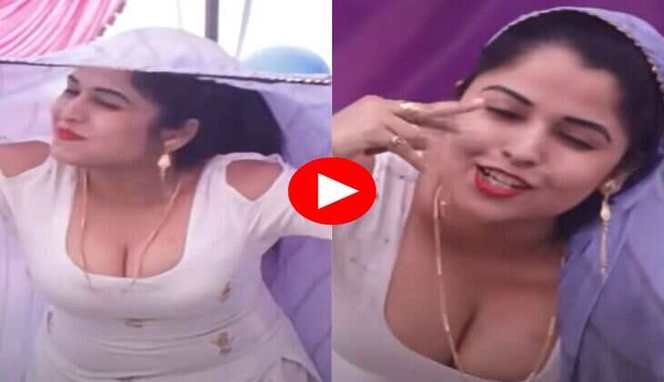 Haryanvi Dance : मुस्कान बेबी ने स्टेज पर लगाए ताबड़तोड़ ठुमके, पलक नहीं छपक पाए लोग