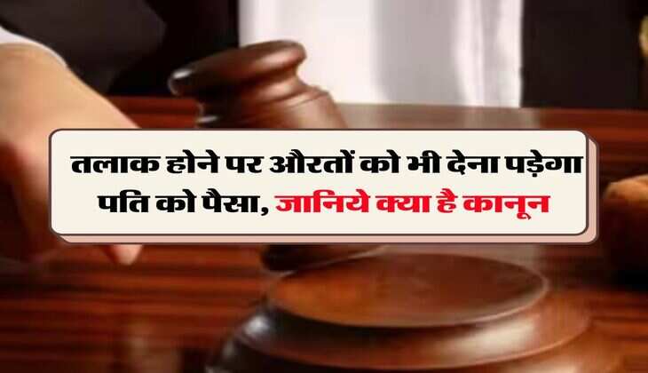 Divorce Law : तलाक होने पर औरतों को भी देना पड़ेगा पति को पैसा, जानिये क्या है कानून