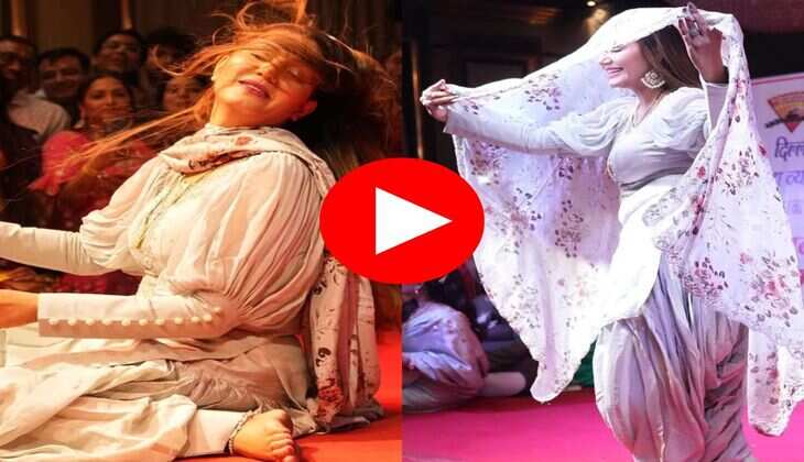 Sapna Choudhary Dance : सपना चौधरी ने देसी ठुमको से महफिल में मचा दिया तहलका, बूढ़ों को भी याद आ गई जवानी