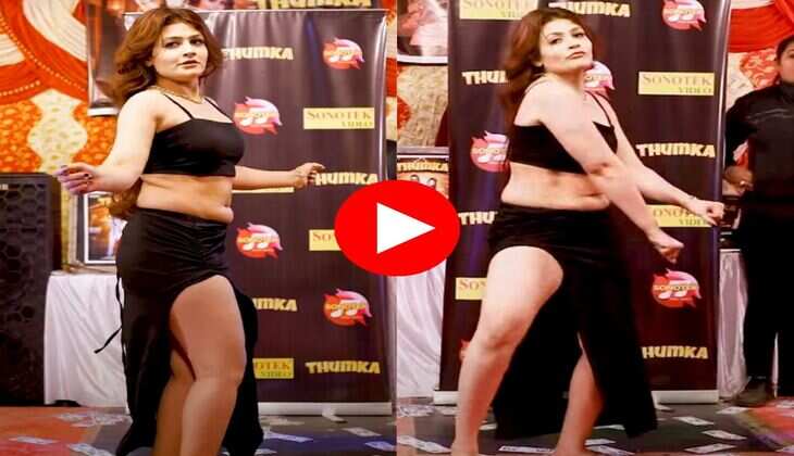 Gori Nagori Dance : ब्लैक ड्रेस में गोरी ने लगाए जोरदार ठुमके, डांस देख फैंस लगे नाचने 