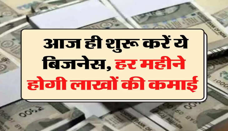 Business Idea: आज ही शुरू करें ये बिजनेस, हर महीने होगी लाखों की कमाई 