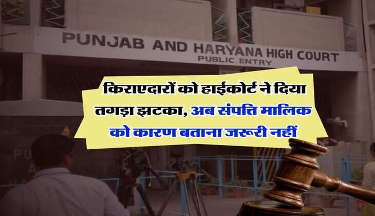 Tenancy Dispute : किराएदारों को हाईकोर्ट ने दिया तगड़ा झटका, अब संपत्ति मालिक को कारण बताना जरूरी नहीं