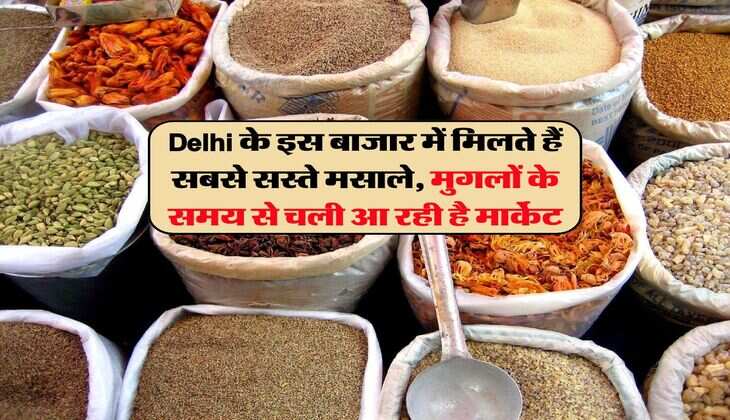 Delhi के इस बाजार में मिलते हैं सबसे सस्ते मसाले, मुगलों के समय से चली आ रही है मार्केट