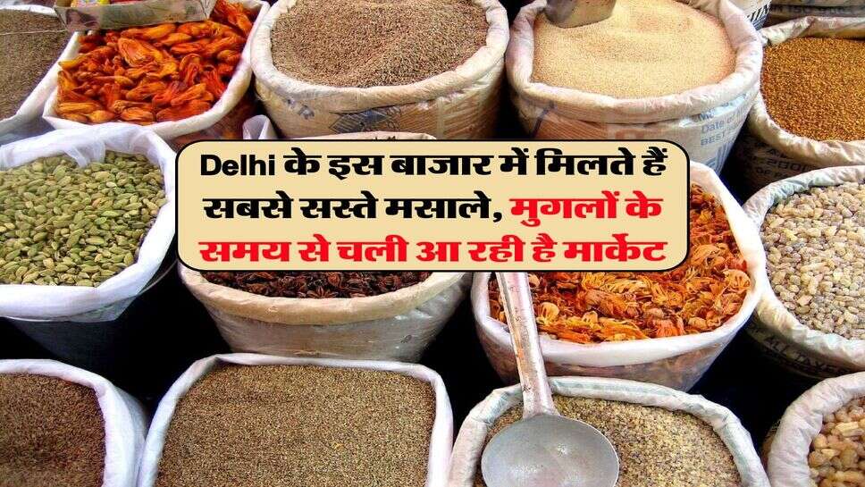 Delhi के इस बाजार में मिलते हैं सबसे सस्ते मसाले, मुगलों के समय से चली आ रही है मार्केट