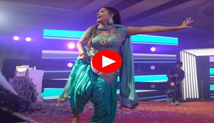 Sapna Choudhary Dance : &nbsp;हरियाणवी गाने पर सपना चौधरी ने हिलाया ऐसा बदन, लोग बोले- 'चांद जमी पर'&nbsp;