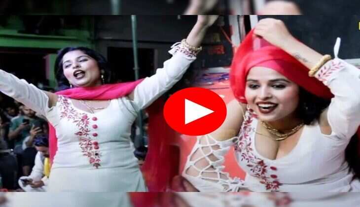 Haryanvi Dance : टाइट सूट में कमर लचकाकर मुस्कान बेबी ने छुड़ा दिए सपना चौधरी के पसीने 