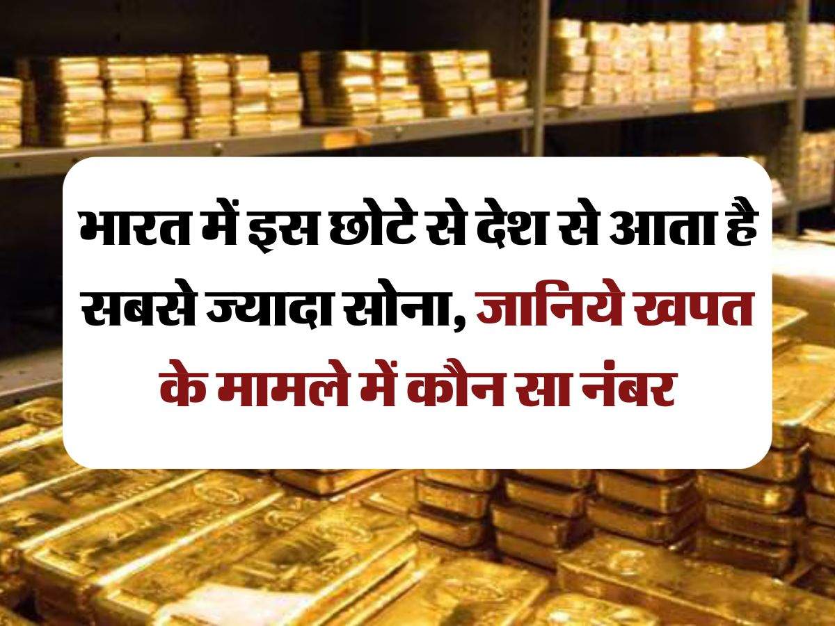 Gold import : भारत में इस छोटे से देश से आता है सबसे ज्यादा सोना, जानिये खपत के मामले में कौन सा नंबर