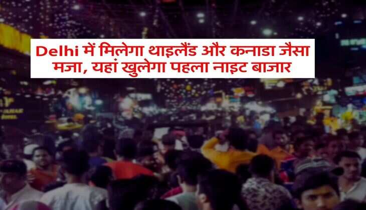 Delhi में मिलेगा थाइलैंड और कनाडा जैसा मजा, यहां खुलेगा पहला नाइट बाजार