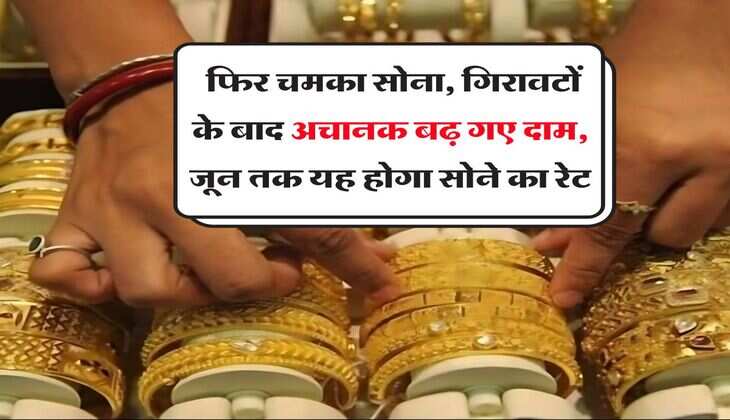 MCX Gold Rate : फिर चमका सोना, गिरावटों के बाद अचानक बढ़ गए दाम, जून तक यह होगा सोने का रेट
