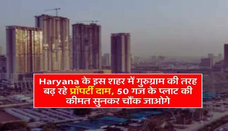 Haryana के इस शहर में गुरुग्राम की तरह बढ़ रहे प्रॉपर्टी दाम, 50 गज के प्लाट की कीमत सुनकर चौंक जाओगे