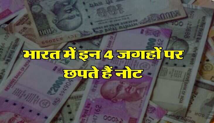 Indian Money : भारत में इन 4 जगहों पर छपते हैं नोट, जानिए कहां से आती है कागज-स्याही