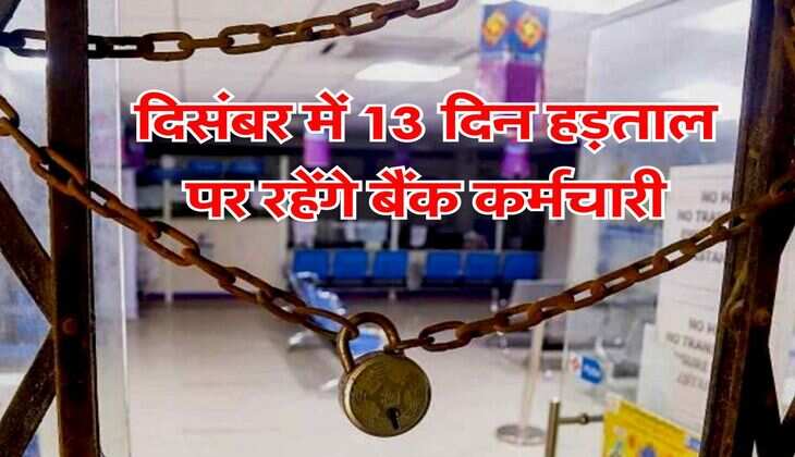 Bank Strike : दिसंबर में 13 दिन हड़ताल पर रहेंगे बैंक कर्मचारी, चेक करें लिस्ट&nbsp;