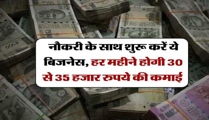 Business Idea : नौकरी के साथ शुरू करें ये बिजनेस, हर महीने होगी 30 से 35 हजार रुपये की कमाई&nbsp;
