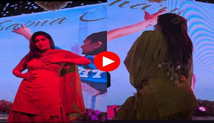 Sapna Chaudhary Dance : खुले बाल में सपना चौधरी ने बिंदास डांस से मचा दिया तहलका