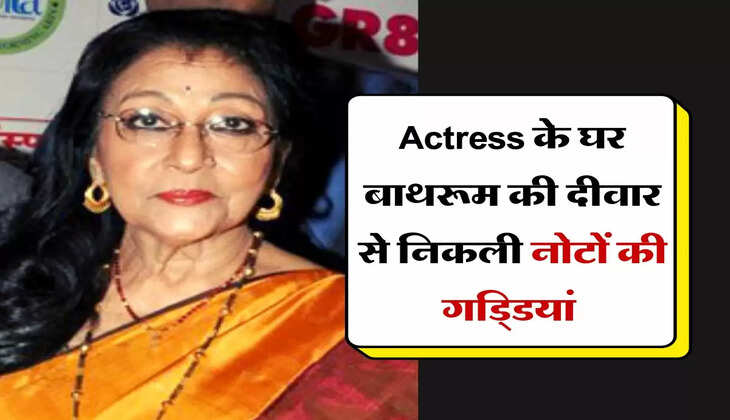 Actress के घर बाथरूम की दीवार से निकली नोटों की गडि्डयां तो बताया ये काम करके कमाया