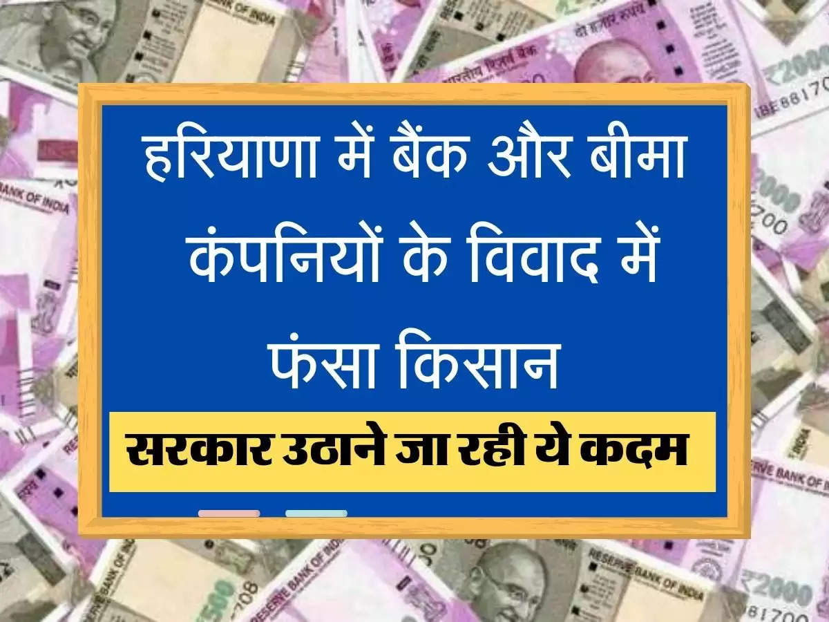 Crop Insurance Policy: हरियाणा में बैंक और बीमा कंपनियों के विवाद में फंसा किसान, सरकार उठाने जा रही ये कदम