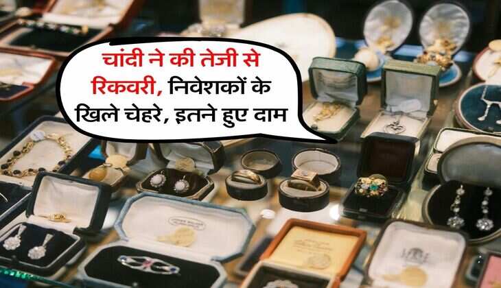 Silver Price : चांदी ने की तेजी से रिकवरी, निवेशकों के खिले चेहरे, इतने हुए दाम