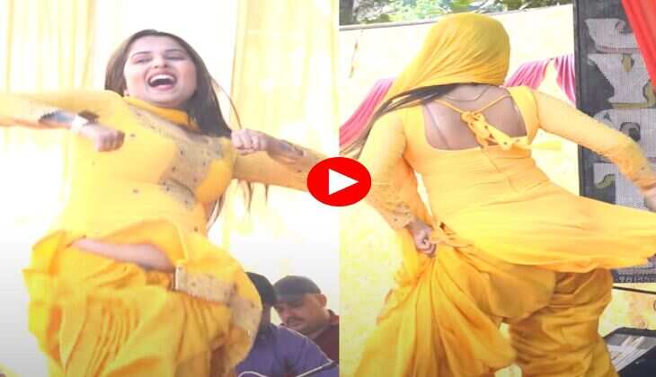 Haryanvi Dance : सपना के गाने पर मुस्कान बेबी ने 360 डिग्री घुमाई कमर, ताऊ हुआ आउटऑफ कंट्रोल