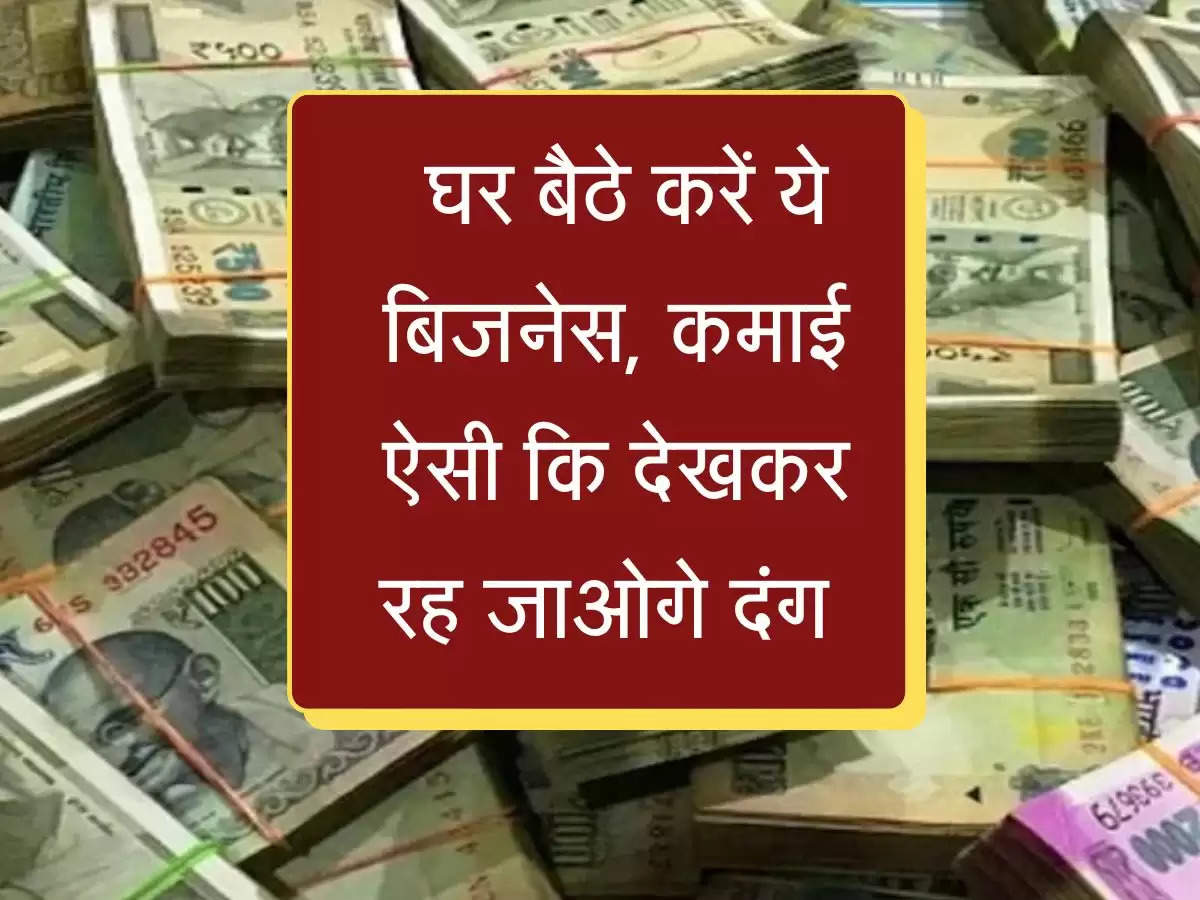 सरकार की मदद से घर बैठे करें ये बिजनेस, कमाई ऐसी कि देखकर रह जाओगे दंग 