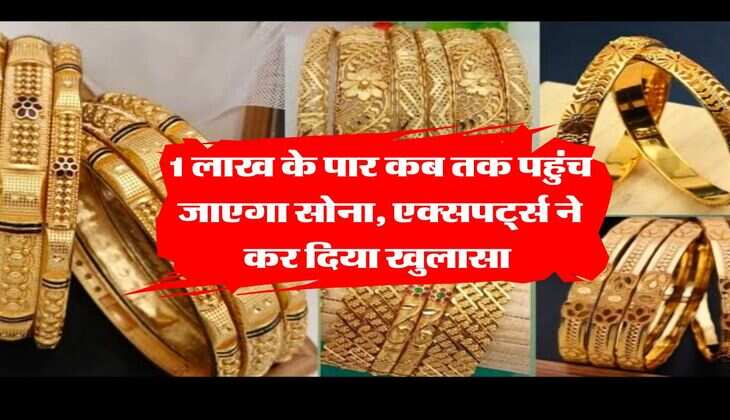 Gold Rate : 1 लाख के पार कब तक पहुंच जाएगा सोना, एक्सपर्ट्स ने कर दिया खुलासा 